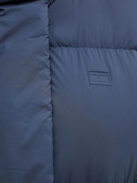 Tommy Hilfiger kurtka puchowa kolor granatowy zimowa WW0WW46535