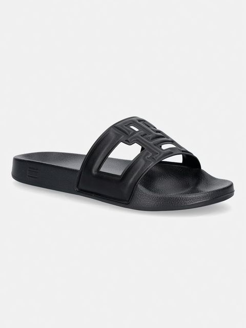 Tommy Hilfiger klapki damskie TH MONOGRAM POOL SLIDE - zdjęcie produktu nr 1