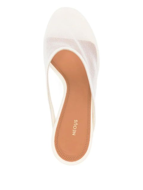 NEOUS 80mm Amalthea mules - Neutrals