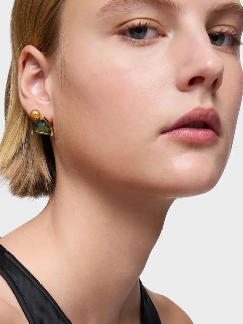 Tous kolczyki ze srebra pokrytego złotem Color Lab