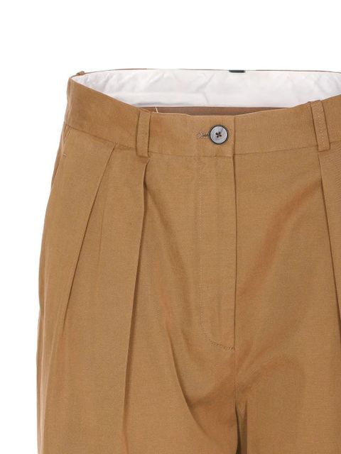 The Row Igor button pleated trousers - Brown