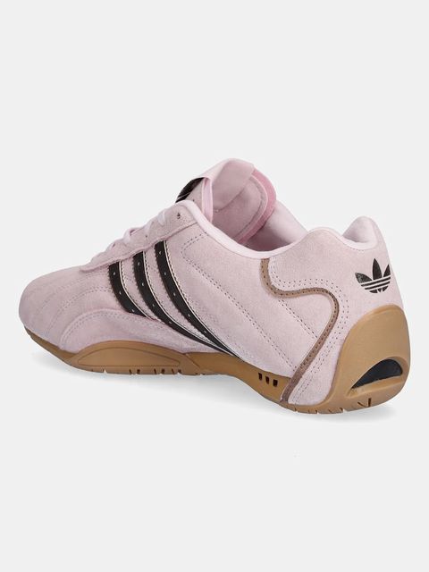 adidas Originals sneakersy zamszowe Adiracer LO damskie kolor różowy JS4519