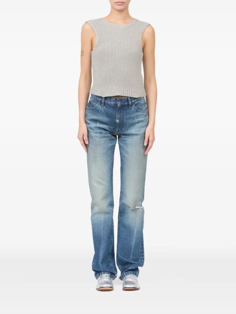 MM6 Maison Margiela ribbed vest - Grey - zdjęcie produktu nr 2