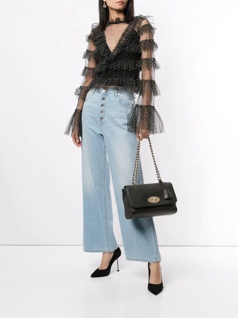 Mulberry Lily leather shoulder bag - Black - zdjęcie produktu nr 2