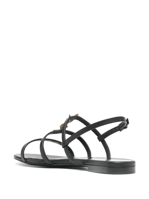 Saint Laurent Cassandra sandals - Black