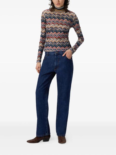 Missoni turtleneck sweater - Blue
