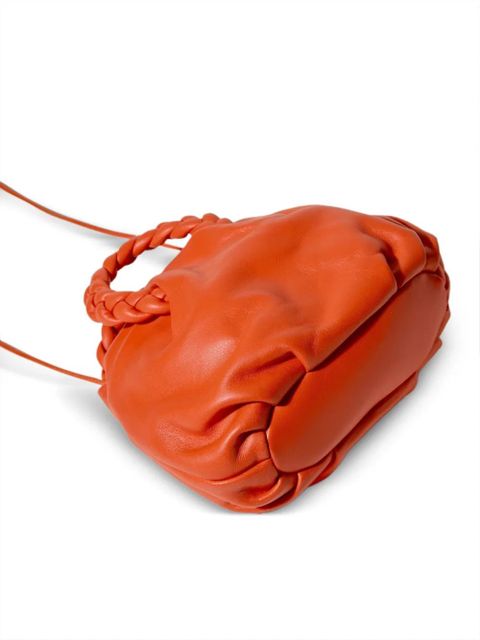 Hereu Bombon braided-handle bucket bag - Orange