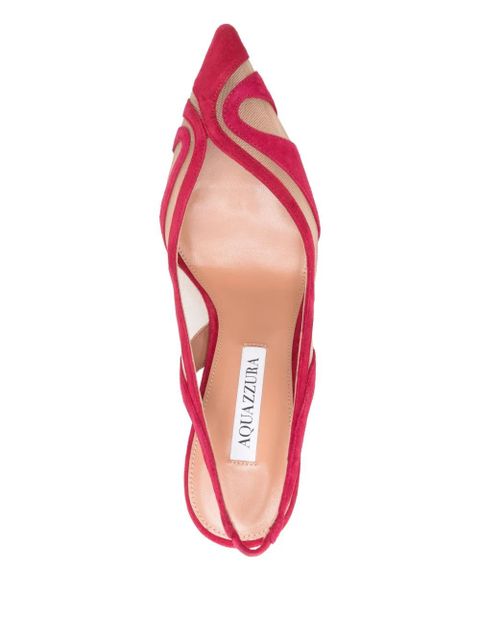 Aquazzura 110mm Lune Sling pumps - Pink