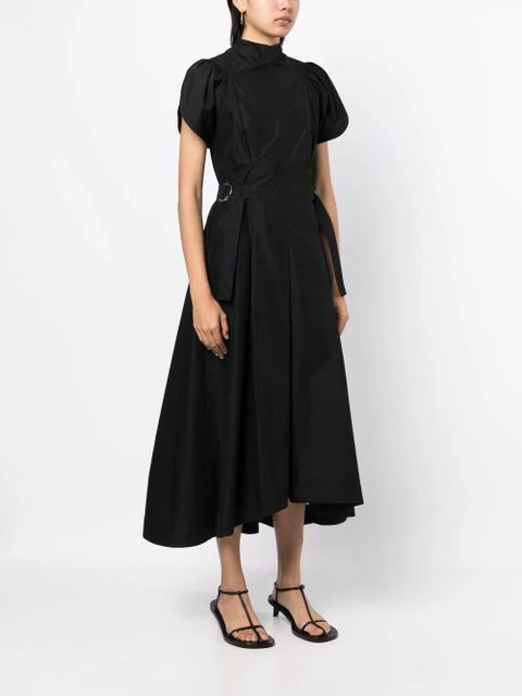 3.1 Phillip Lim high-neck flared midi dress - Black