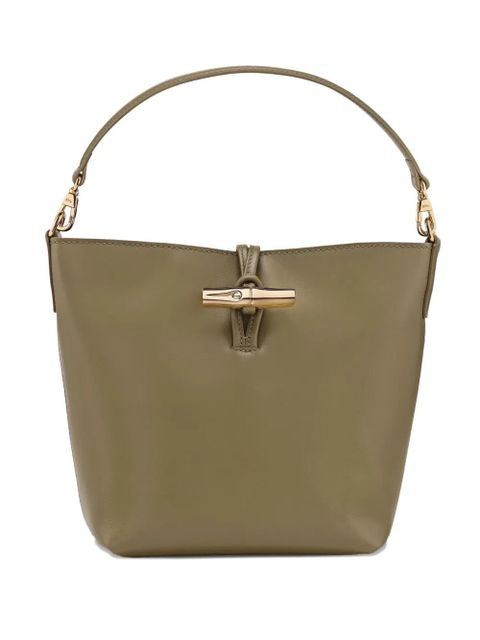 Longchamp Le Roseau XS bucket bag - Green - zdjęcie produktu nr 1