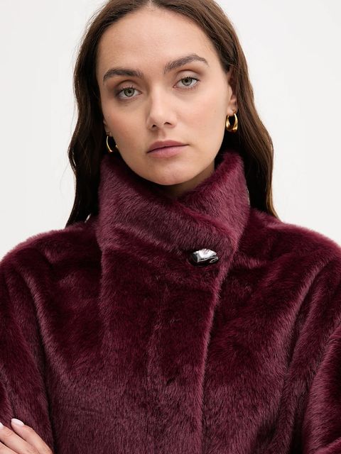 Joseph Ribkoff płaszcz kolor bordowy 253924