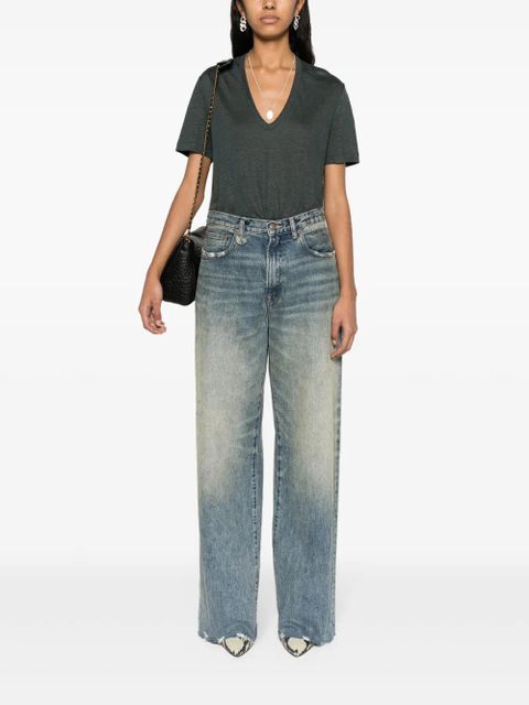 Zadig&Voltaire Wassa linen T-shirt - Green