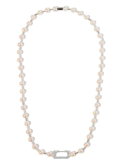 EÉRA 18kt white gold diamond and pearl necklace - Silver - zdjęcie produktu nr 2