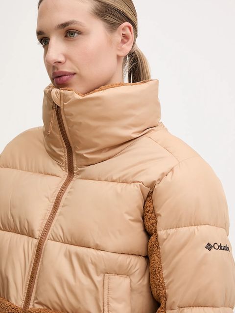 Columbia kurtka Leadbetter Point kolor brązowy zimowa 2085602 - zdjęcie produktu nr 2