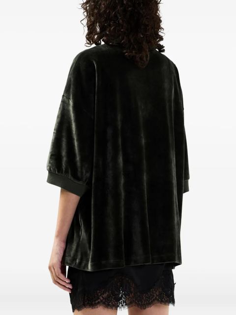 GCDS logo-patch polo shirt - Green