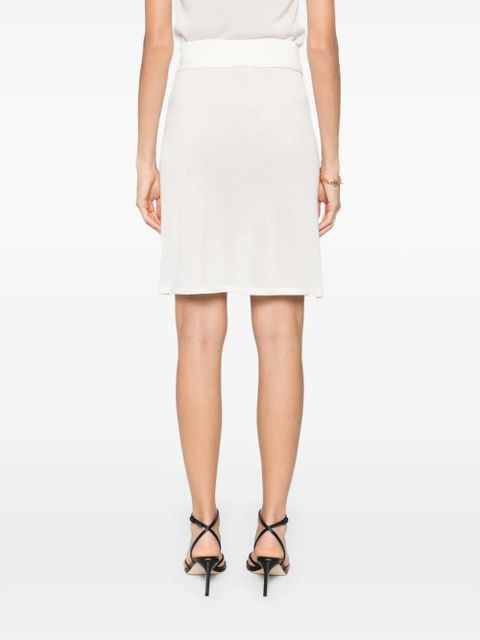 TOTEME knitted mini skirt - White