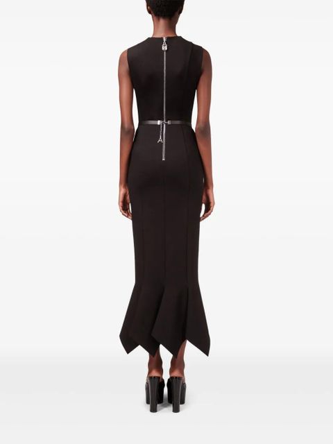 AREA handkerchief-hem dress - Black