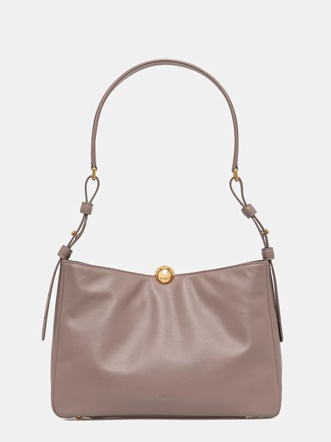 Furla torebka skórzana kolor beżowy WB01403.BX3168.MA200 - zdjęcie produktu nr 1