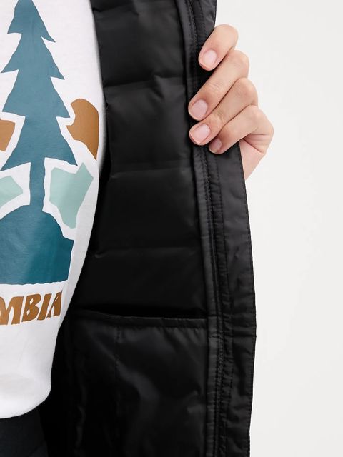 Columbia kurtka sportowa puchowa Lake 24 kolor czarny przejściowa 2088363