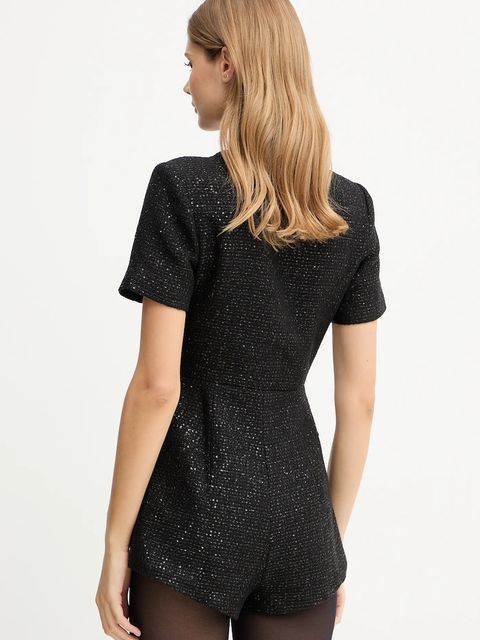 Bardot kombinezon kolor czarny 60098PB