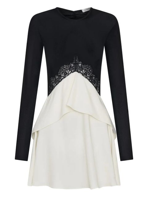 Christopher Esber Endrey lace-insert mini dress - Black - zdjęcie produktu nr 1