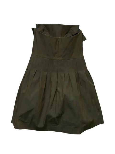 SHUSHU/TONG double-layer bustier mini dress - Green - zdjęcie produktu nr 2