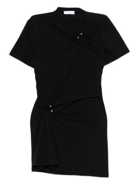 Rabanne ring-detail mini dress - Black - zdjęcie produktu nr 1