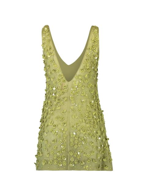 Cult Gaia Sapphira sequin-embellished mini dress - Green - zdjęcie produktu nr 2