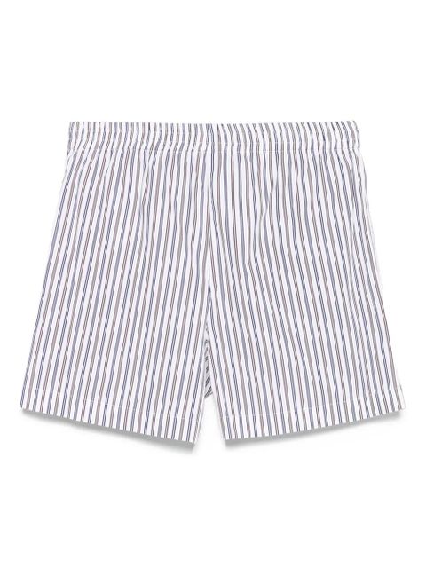 The Attico striped cotton shorts - White - zdjęcie produktu nr 2