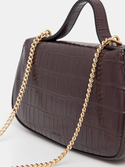 Calvin Klein torebka kolor fioletowy LV04F3287G