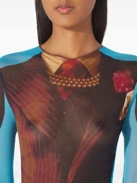 Jean Paul Gaultier Tennis open-back maxi dress - Brown - zdjęcie produktu nr 2