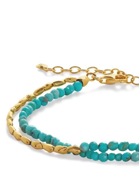 Monica Vinader Mini Nugget Gemstone beaded bracelet - Blue - zdjęcie produktu nr 2