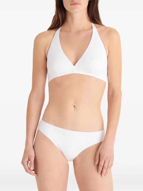 ERES Gang triangle bikini top - White