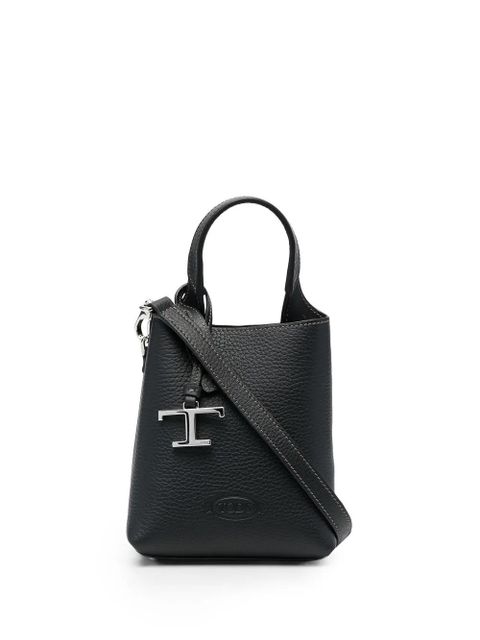 Tod's logo-plaque tote bag - Black - zdjęcie produktu nr 1