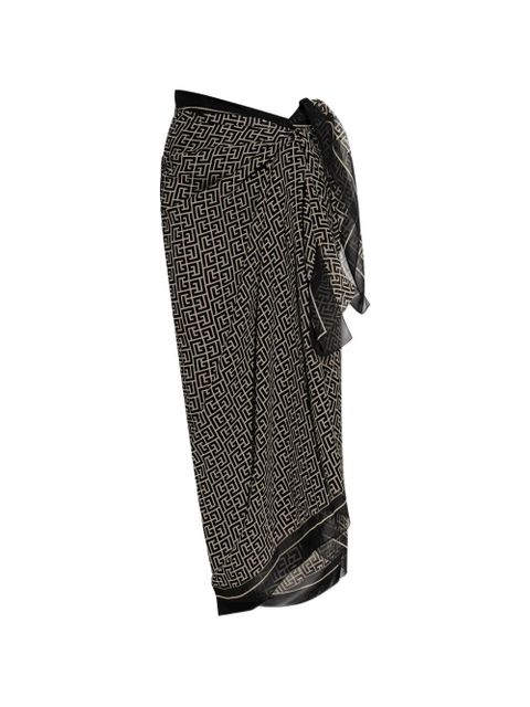 Balmain patterned pareo - Black - zdjęcie produktu nr 1