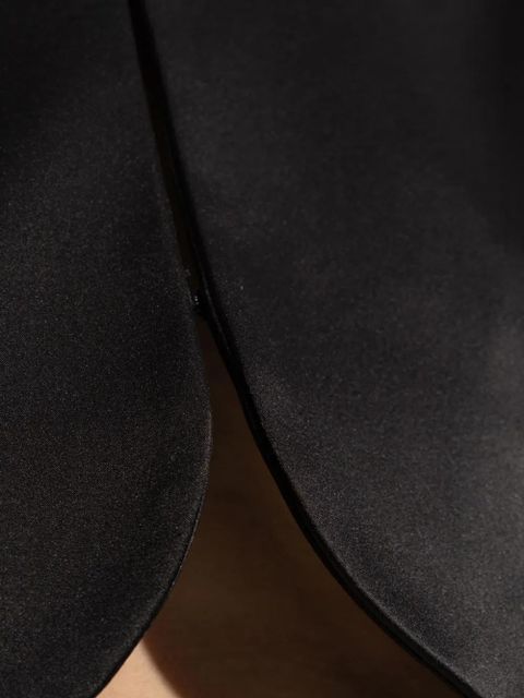 ENTIRE STUDIOS satin crop top - Black