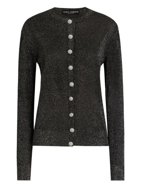 Dolce & Gabbana metallic cardigan - Black - zdjęcie produktu nr 1