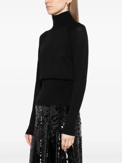 Simone Rocha fitted high-neck top - Black