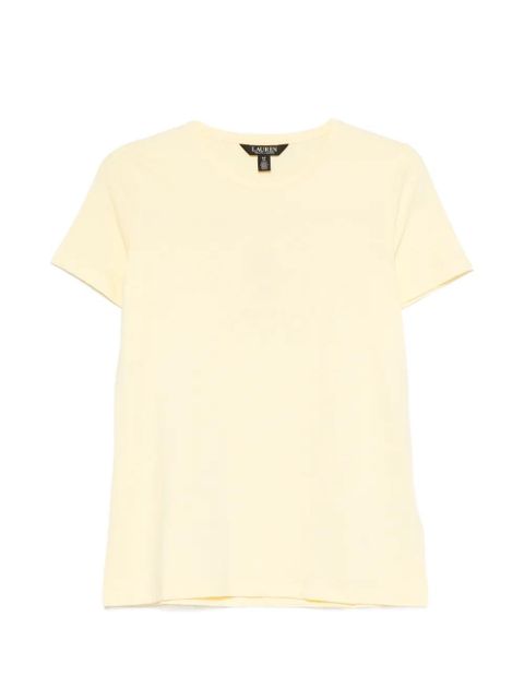 Lauren Ralph Lauren logo-embroidered T-shirt - Yellow - zdjęcie produktu nr 1