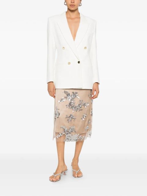 Blumarine double-breasted blazer - Neutrals - zdjęcie produktu nr 2