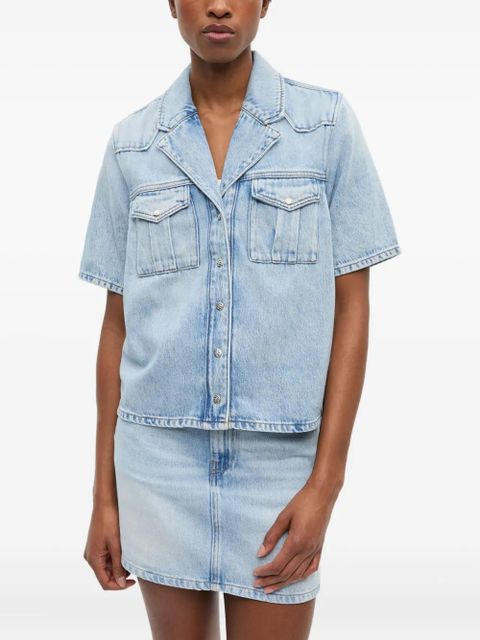 GANNI denim shirt - Blue - zdjęcie produktu nr 2