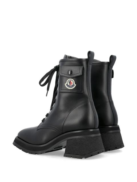 Moncler Gigi pocket-detail combat boots - Black