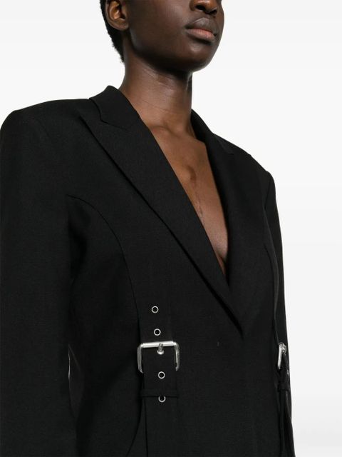 Blumarine buckle-detailed blazer - Black
