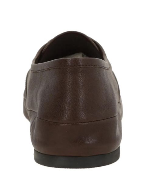 Miu Miu logo lettering lace-up sneakers - Brown