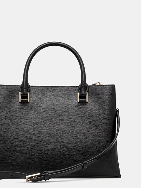 Dkny torebka skórzana kolor czarny R52D3K46