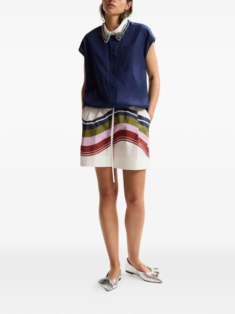 Essentiel Antwerp bead-embellished shirt - Blue - zdjęcie produktu nr 2