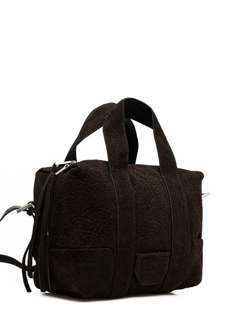 AllSaints torebka skórzana kolor brązowy W615XD - zdjęcie produktu nr 2