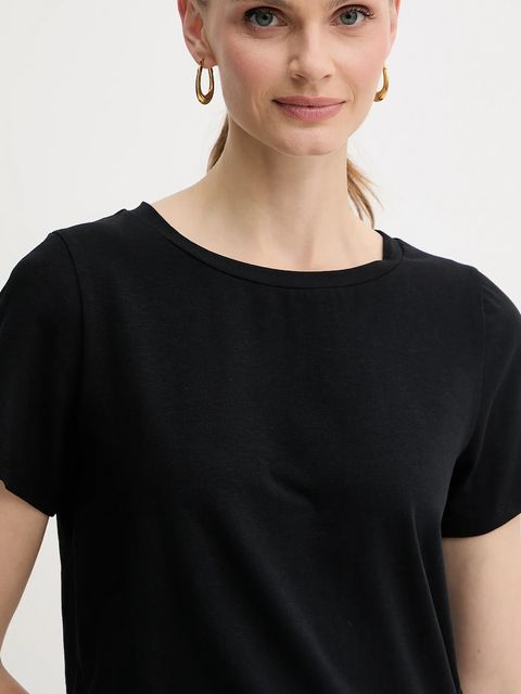 Weekend Max Mara t-shirt damski kolor czarny 2515971022600