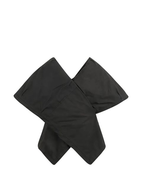 Balenciaga belt-loop V-neck top - Black - zdjęcie produktu nr 1
