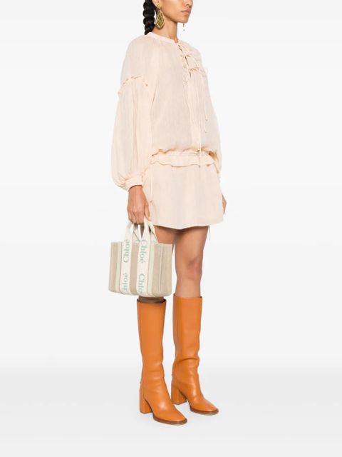 Chloé small Woody tote bag - Neutrals